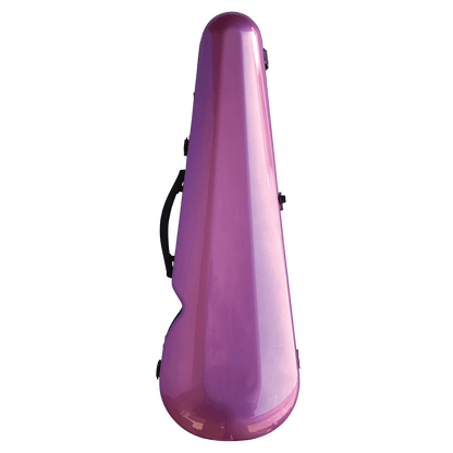 Vivo V203-44PK3 Polycarbonate Shaped Case to suit 4/4 Violin / 14" Viola - Metallic Pink Vivo Violins Cases & Bags