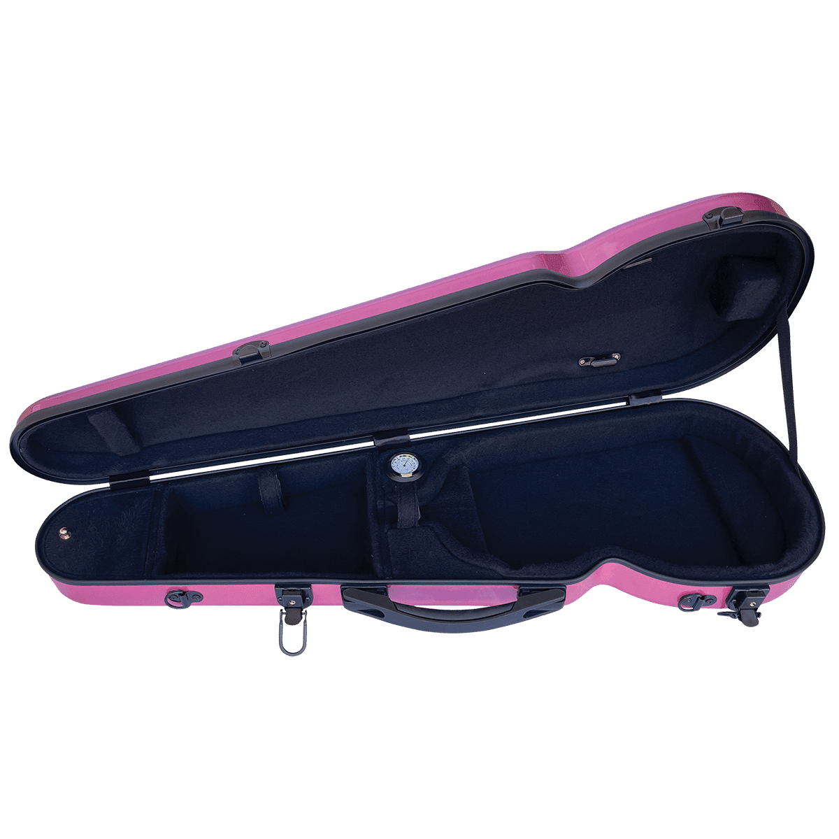 Vivo V203-44PK3 Polycarbonate Shaped Case to suit 4/4 Violin / 14" Viola - Metallic Pink Vivo Violins Cases & Bags
