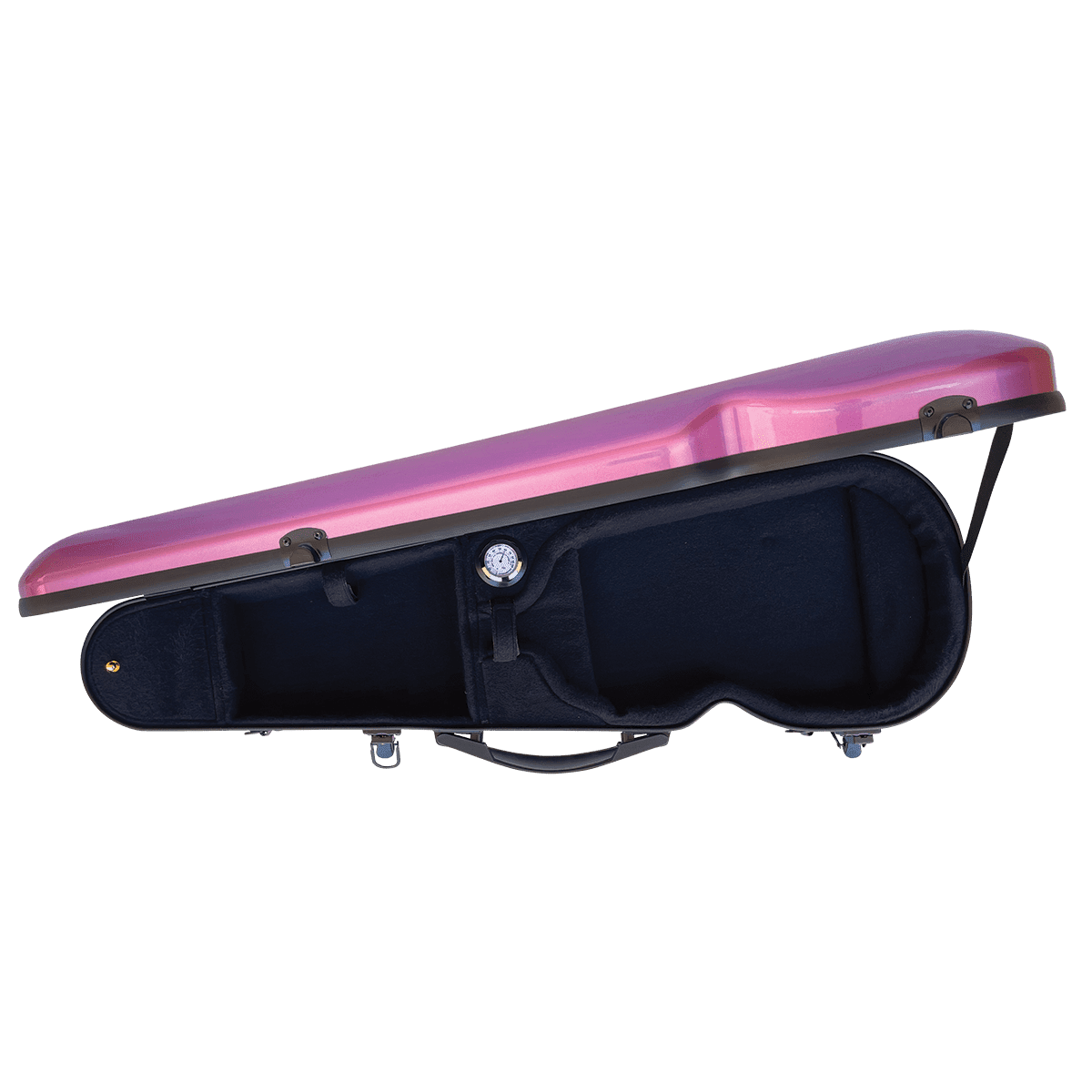 Vivo V203-44PK3 Polycarbonate Shaped Case to suit 4/4 Violin / 14" Viola - Metallic Pink Vivo Violins Cases & Bags