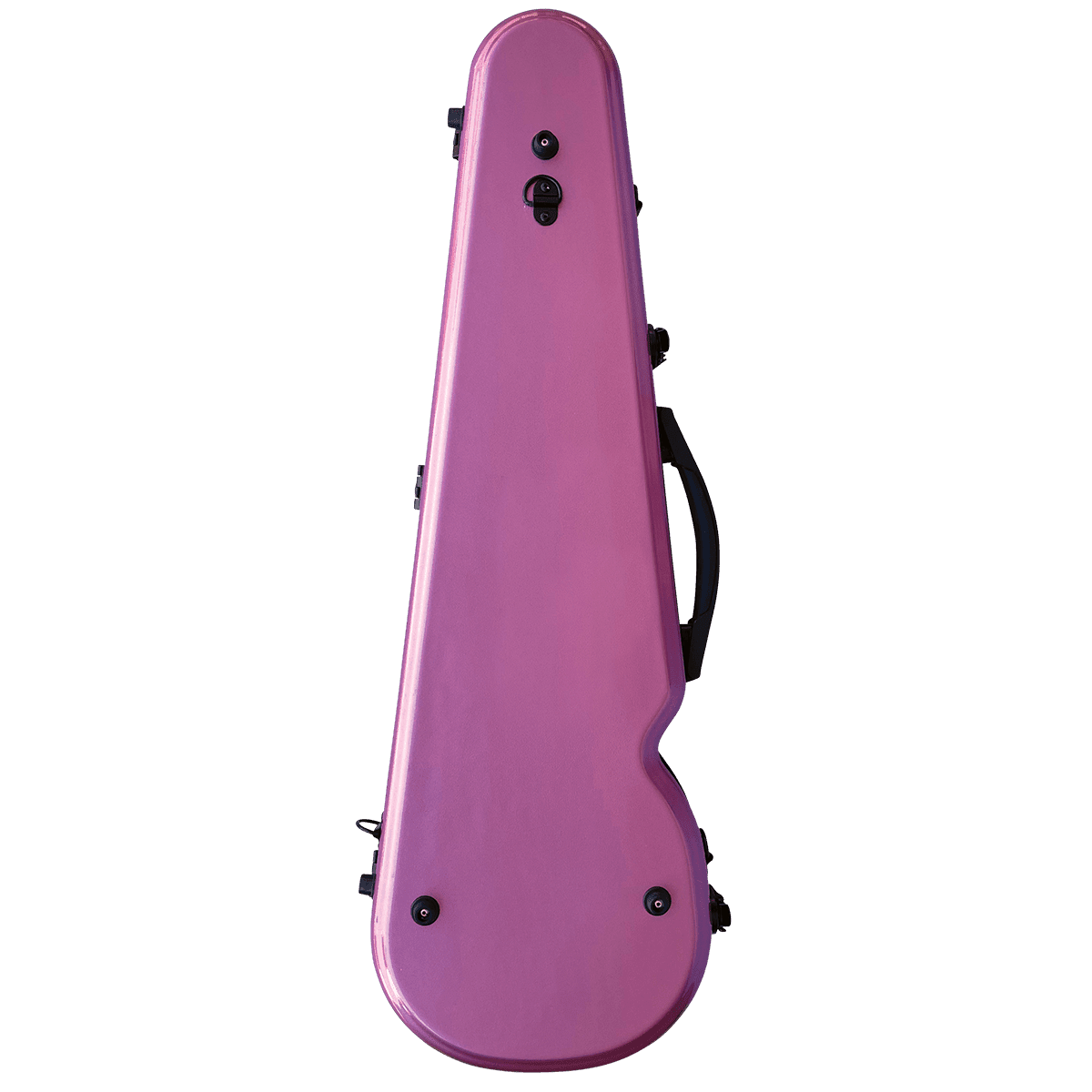 Vivo V203-44PK3 Polycarbonate Shaped Case to suit 4/4 Violin / 14" Viola - Metallic Pink Vivo Violins Cases & Bags