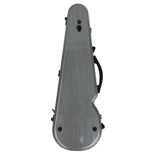 Vivo V203-44SL2 Polycarbonate Shaped Case to suit 4/4 Violin / 14" Viola - Brushed Silver Vivo Violins Cases & Bags