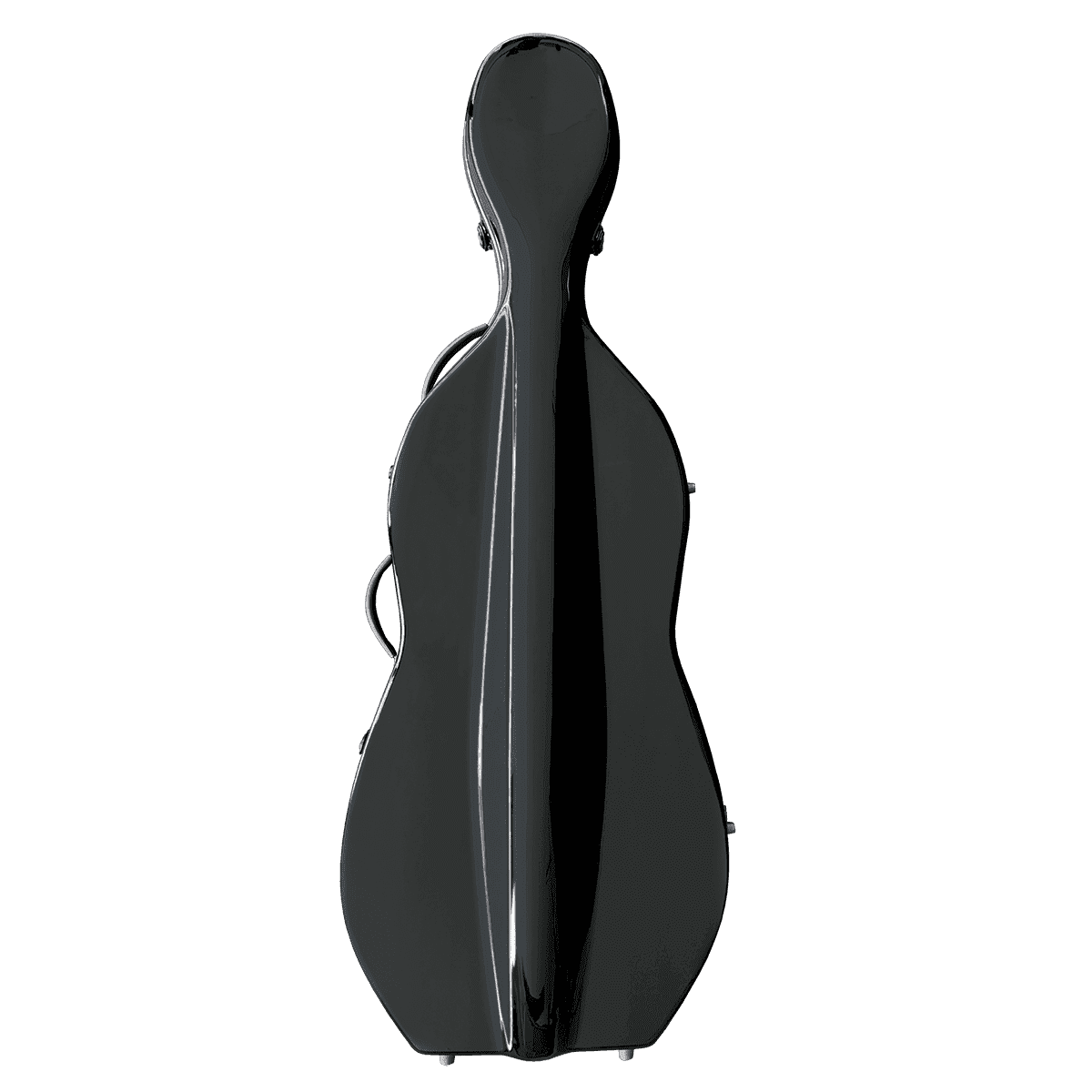 Vivo V703-44BK Deluxe Fibreglass Cello Case to suit 4/4 - Black Vivo Violins Cases & Bags
