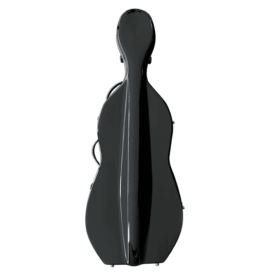 Vivo V703-44BK Deluxe Fibreglass Cello Case to suit 4/4 - Black Vivo Violins Cases & Bags