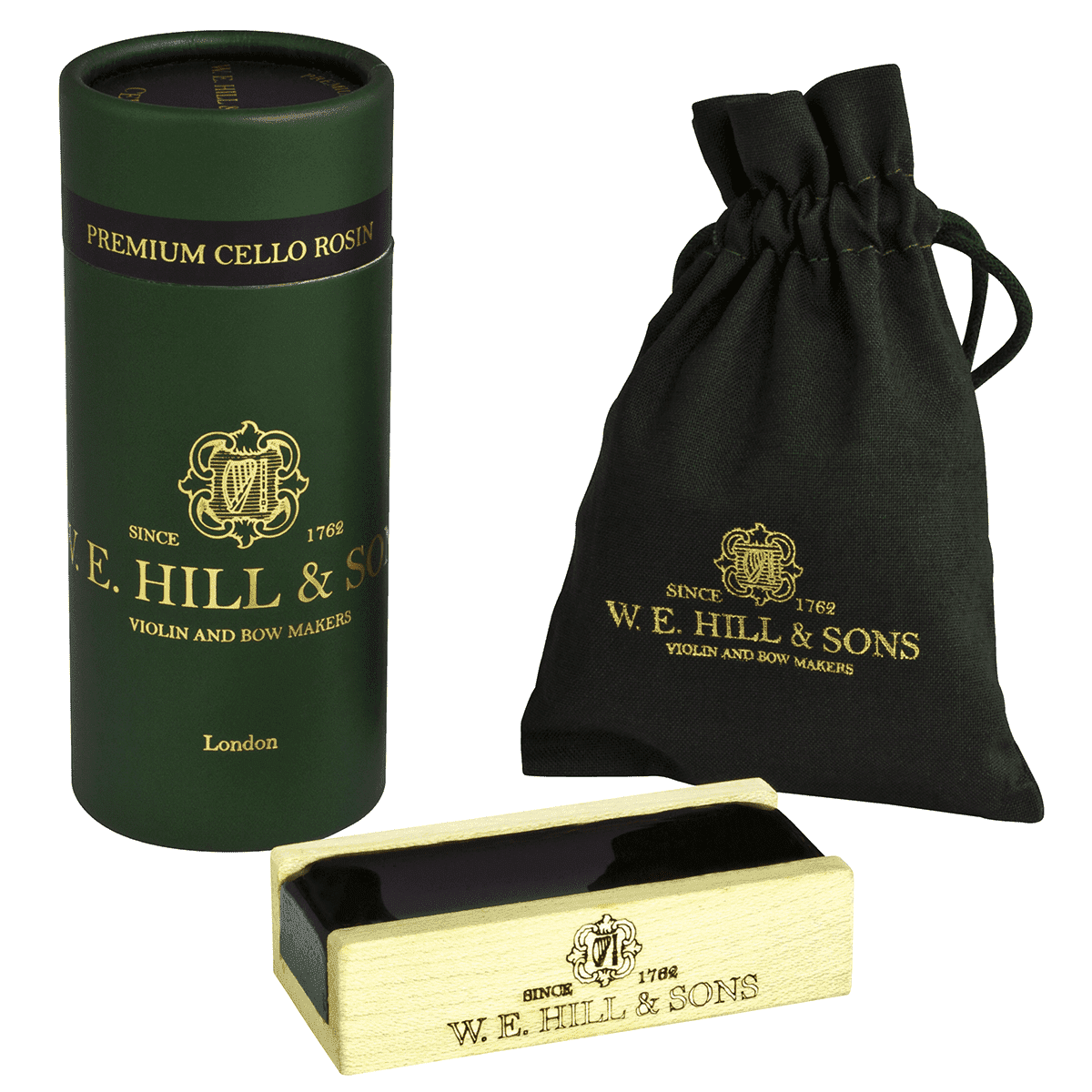 W.E. Hill & Sons 2067M Premium Cello Dark/Medium Rosin W.E. Hill & Sons 