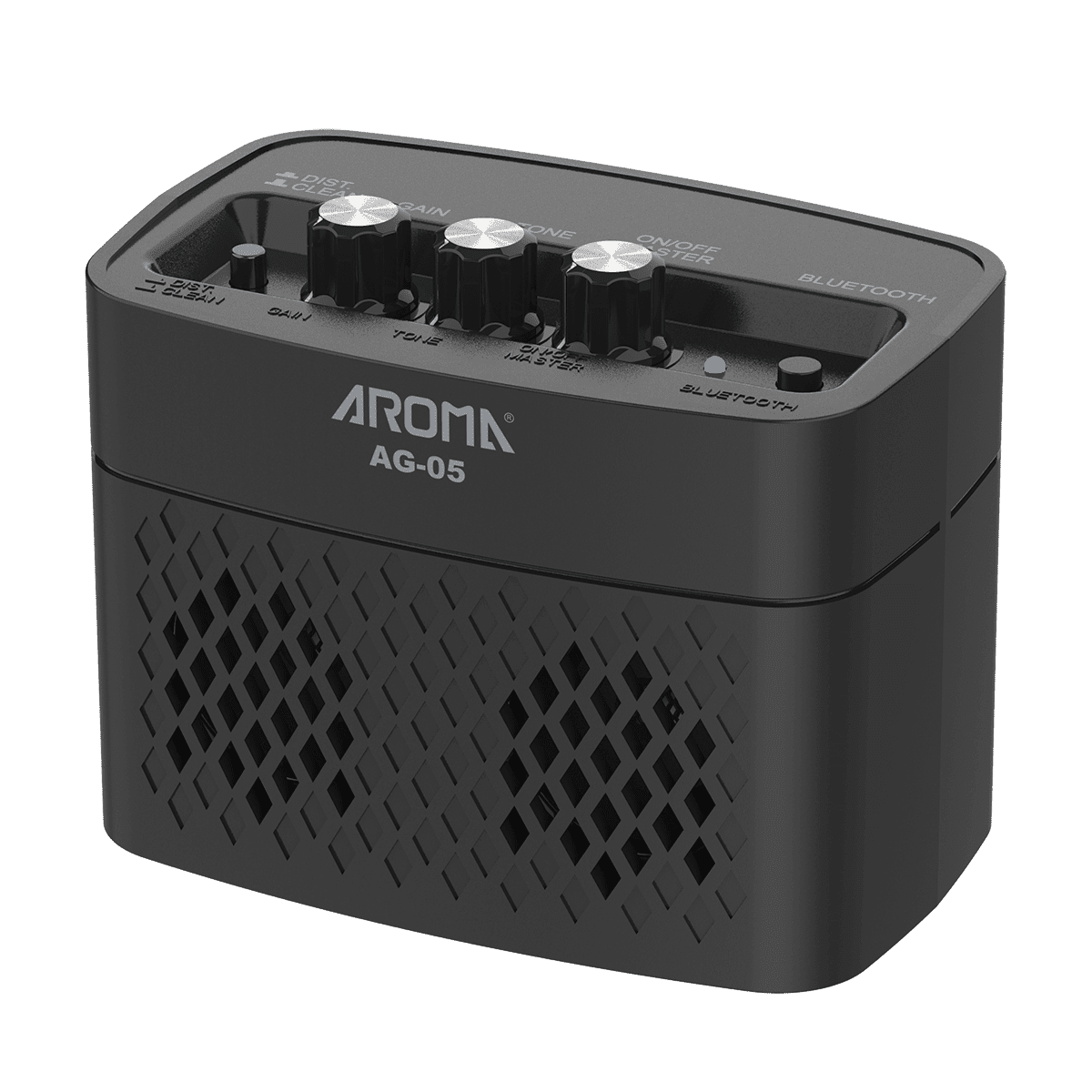 Aroma AG05BK 5W Electric Guitar Rechargeable Portable Amplifier Black