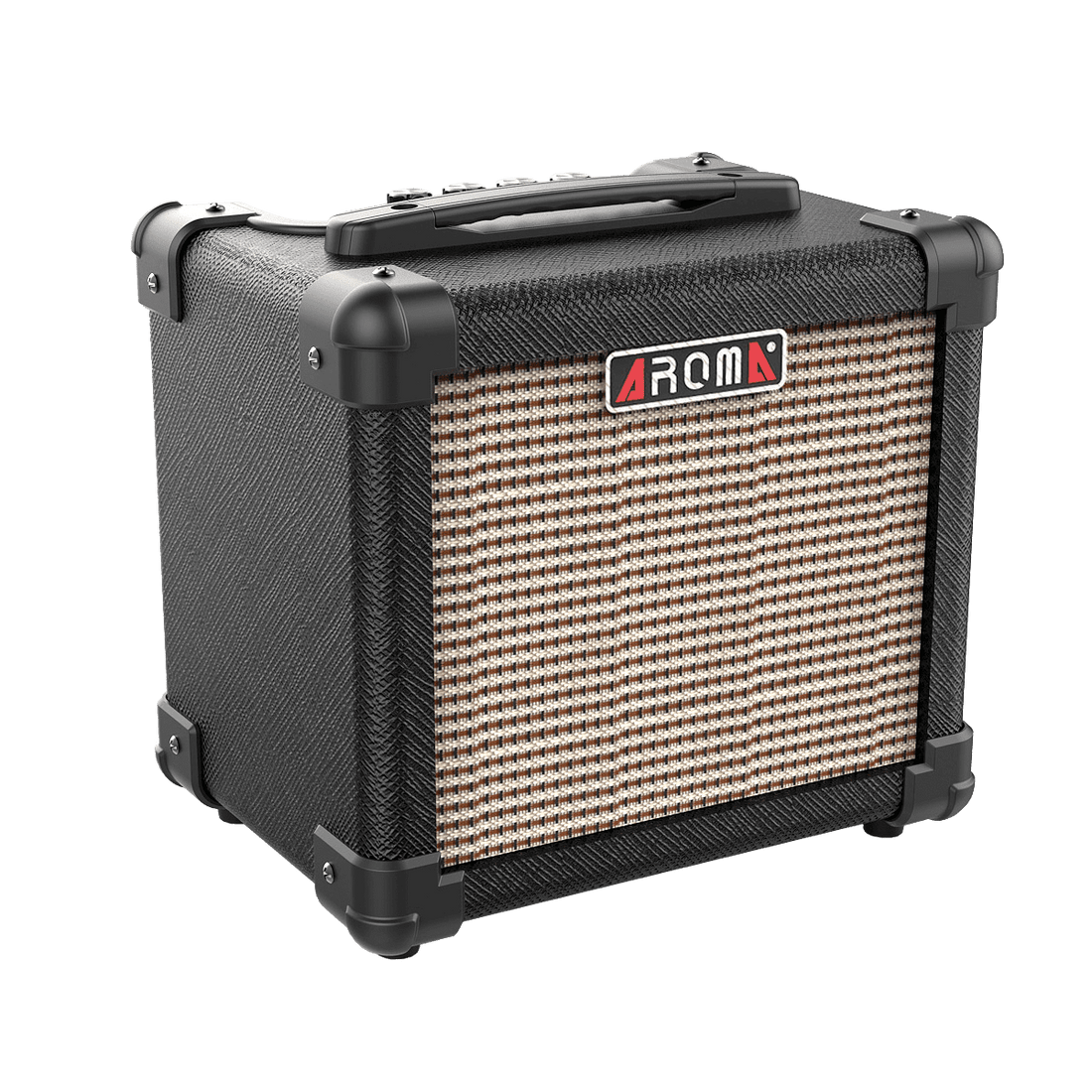 Aroma AG10BK 10W Black Electric Guitar Portable Amplifier - GIG Guitars