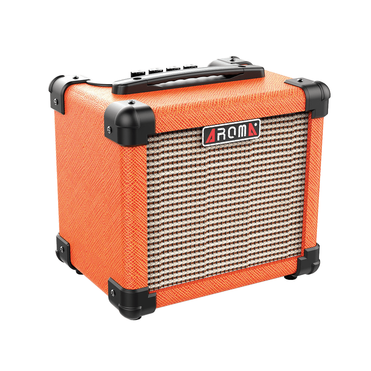 Aroma AG10OR 10W Orange Electric Guitar Portable Amplifier