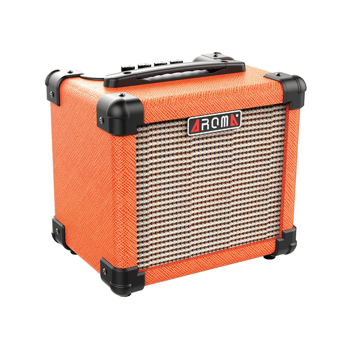 Aroma AG10OR 10W Orange Electric Guitar Portable Amplifier - GIG Guitars