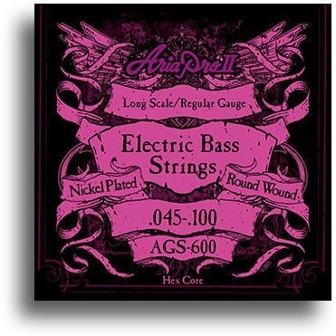 Aria Electric Bass Regular Gauge Long Scale String Set 45-100