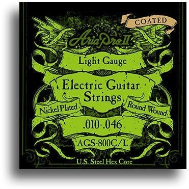 Aria Electric Guitar Light Gauge Coated String Set 10-46