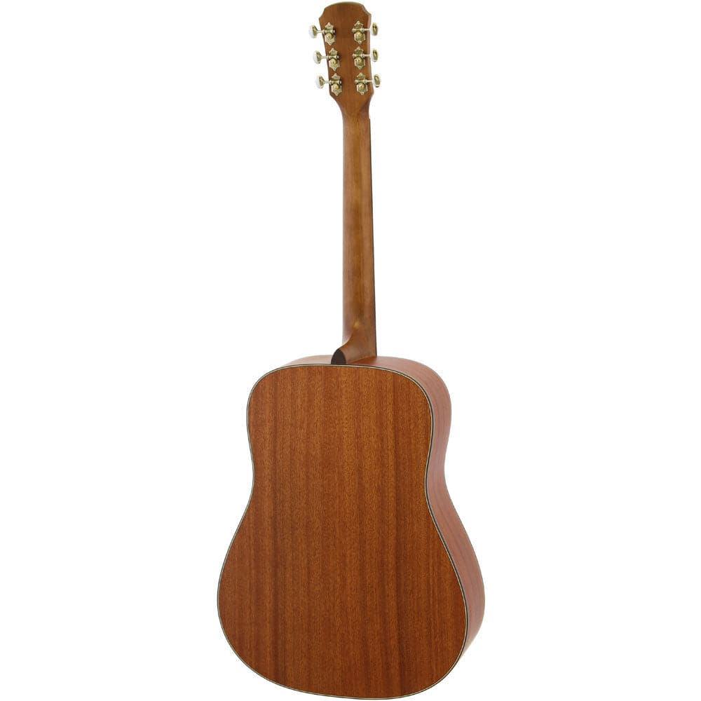 Aria 100 Series Dreadnought Body Acoustic Guitar in Matte Natural