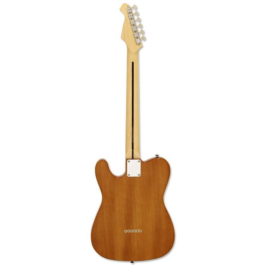 Aria 615-TL Series Semi-Hollow Electric Guitar in Natural Gloss