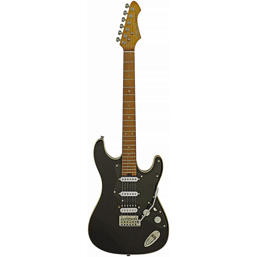 Aria 714-DG Fullerton Tribute Collection Electric Guitar in Black
