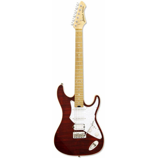 Aria 714-MK2 Fullerton Series Electric Guitar in Ruby Red