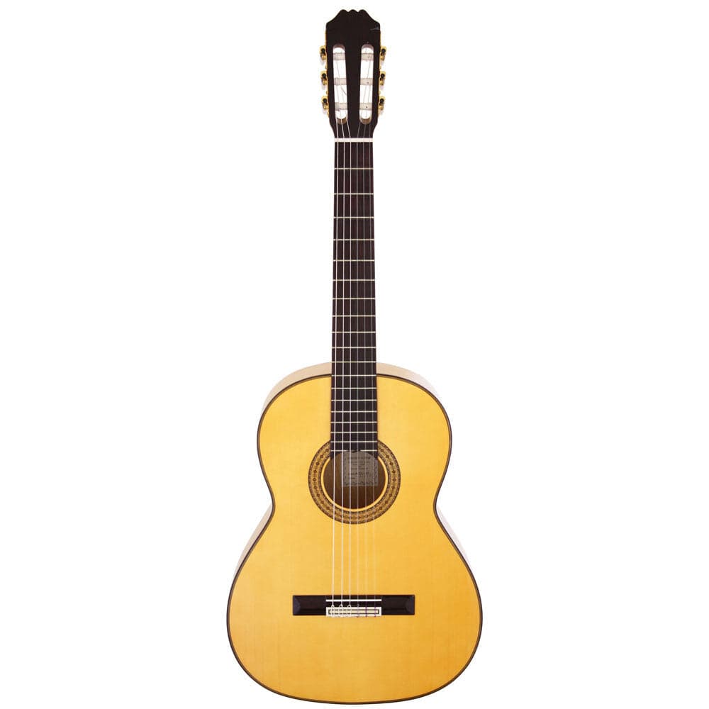 Aria AC70F AC-Series Flamenco Classical/Nylon String Guitar in Natural Finish
