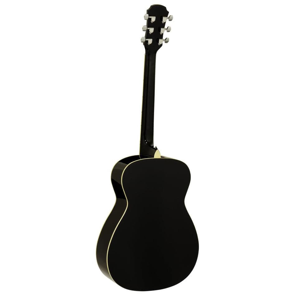 Aria AFN-15 Prodigy Series AC/EL Folk Body Guitar in Black