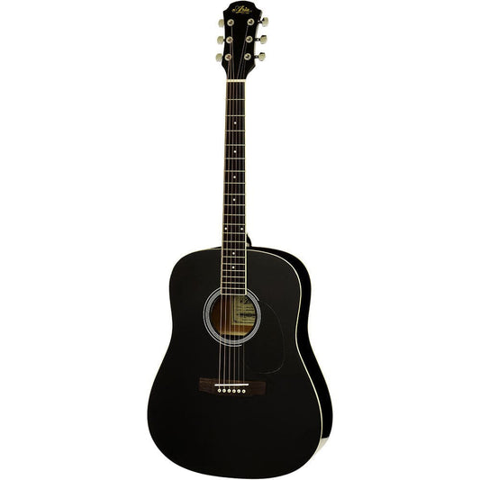 Aria AWN-15 Prodigy Series Acoustic Dreadnought Guitar in Black Gloss