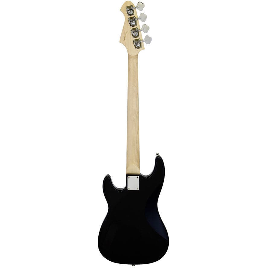 Aria STB-PJ Series Electric Bass Guitar in Black