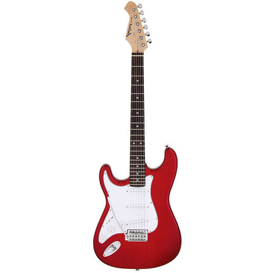 Aria STG-003 Series Left Handed Electric Guitar in Candy Apple Red