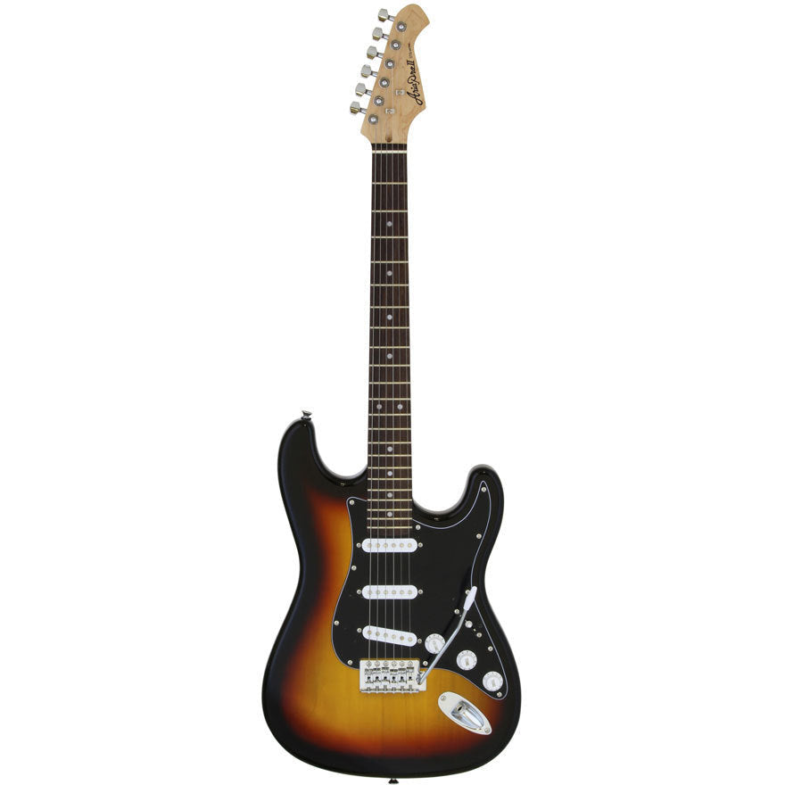 Aria STG-003SPL Series Electric Guitar in 3-Tone Sunburst