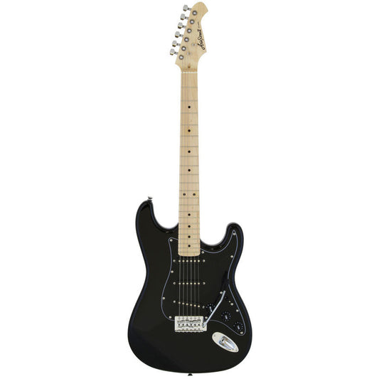 Aria STG-003SPL Series Electric Guitar in Black