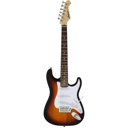 Aria STG-MINI Series 3/4 Size Electric Guitar in 3-Tone Sunburst