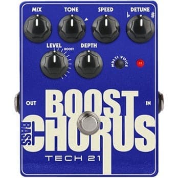 TECH 21 Boost Fuzz Chorus Bass Analog Chorus Emulator - GIG Guitars