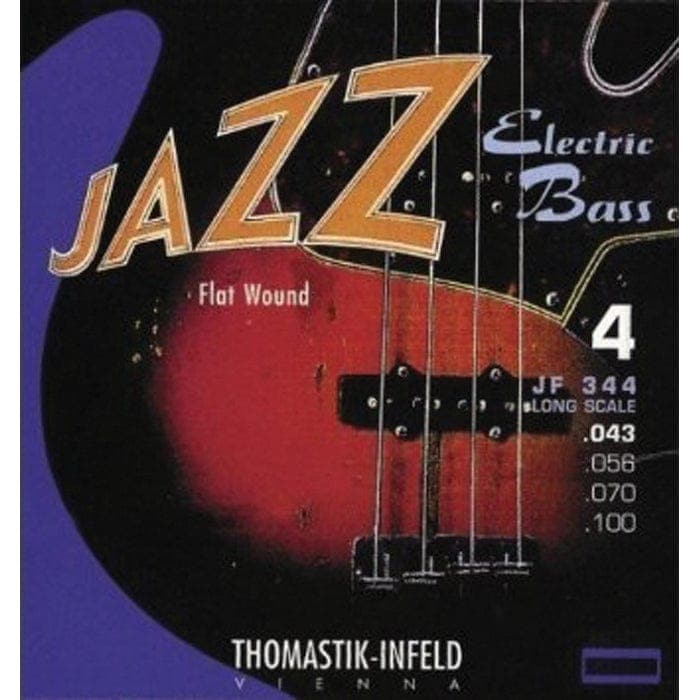 Thomastik JF344 Jazz Flat Wound 43-100 Electric Bass String Set - GIG Guitars