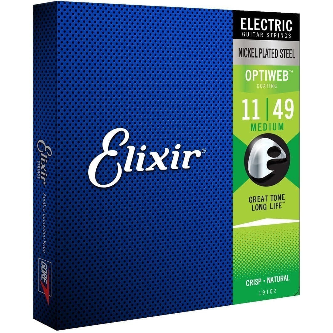 Elixir 19102 Optiweb Electric  11-49 Medium - GIG Guitars