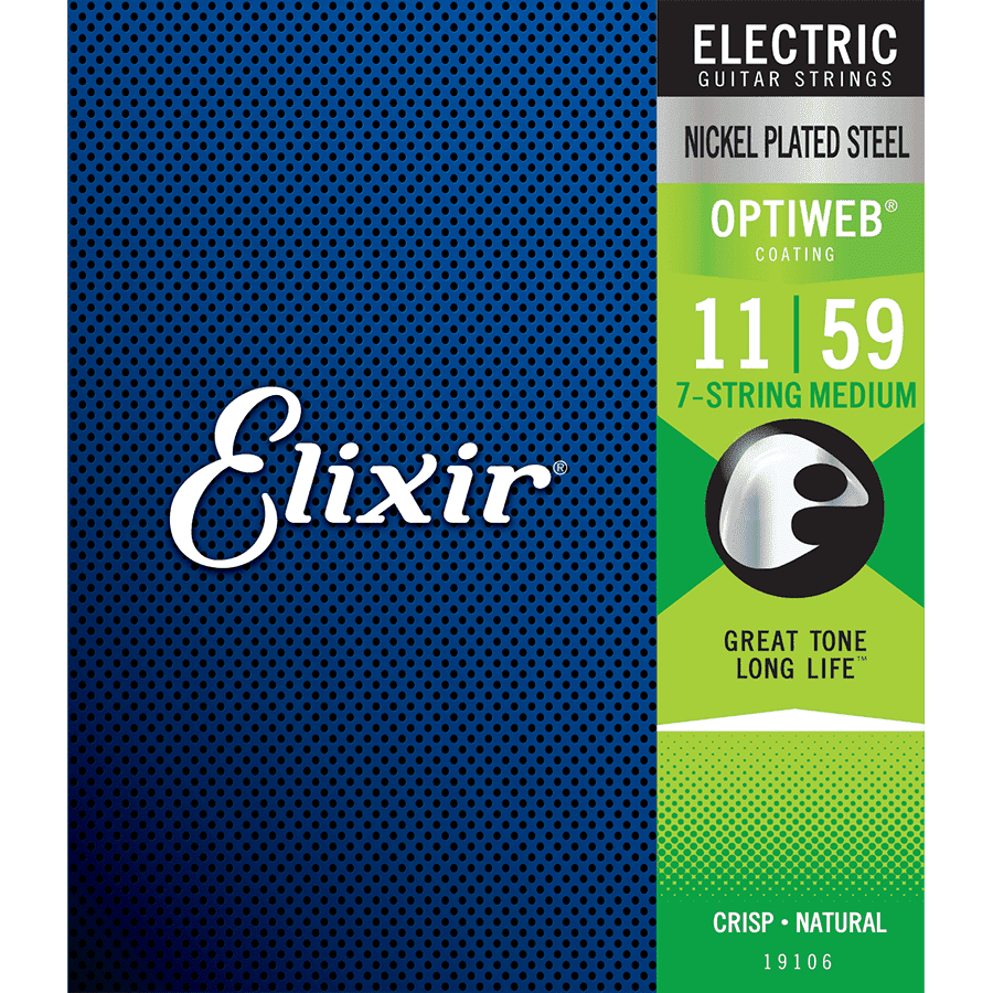 Elixir 19106 Optiweb 7-String Electric Medium 11-59 - GIG Guitars