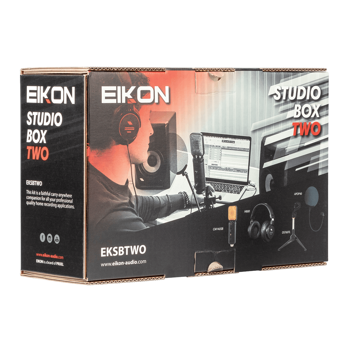Eikon EKSBTWO Advanced home recording bundle