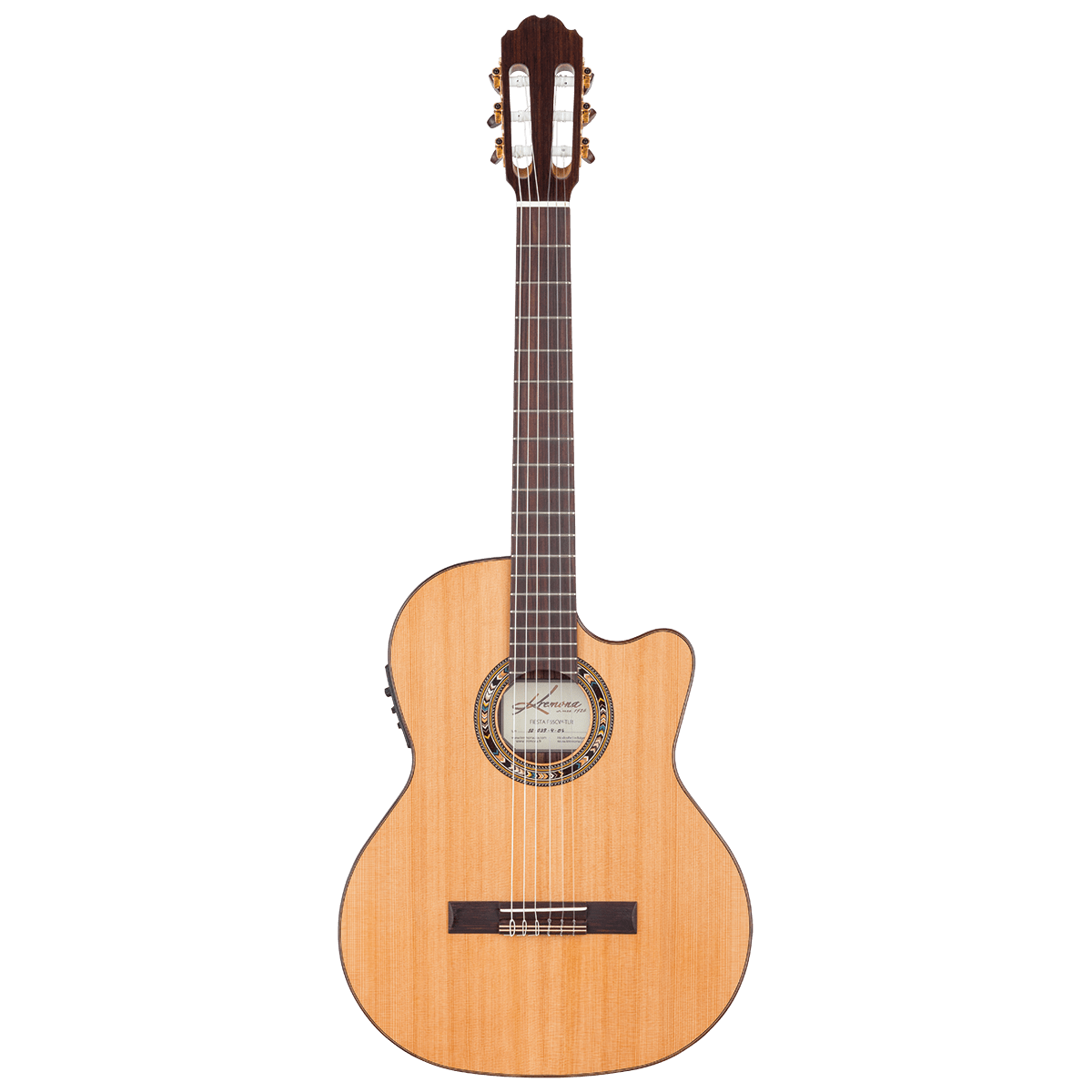 Kremona F65CW-TL Fiesta Thin Line C/E Classical Guitar with Case