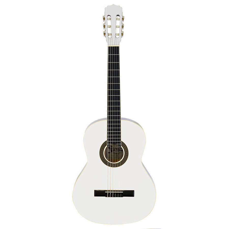 Aria Fiesta 1/2-Size Classical/Nylon String Guitar Pack in White