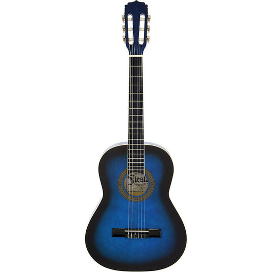 Aria Fiesta 4/4-Size Classical/Nylon String Guitar in Blue Shade