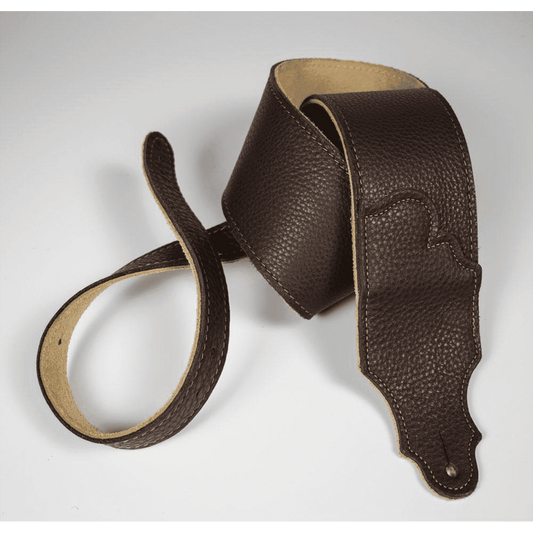 Franklin Original 3" Chocolate Glove Leather with Gold Stitching