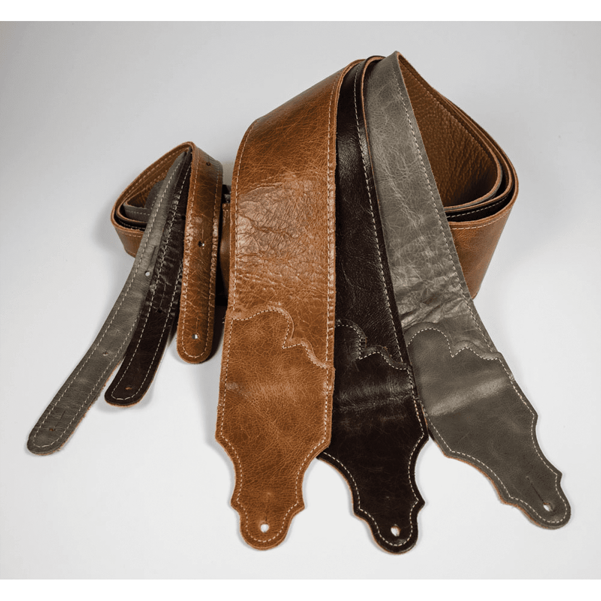 Franklin 3" Jackson Hole Cognac Aged Leather Strap