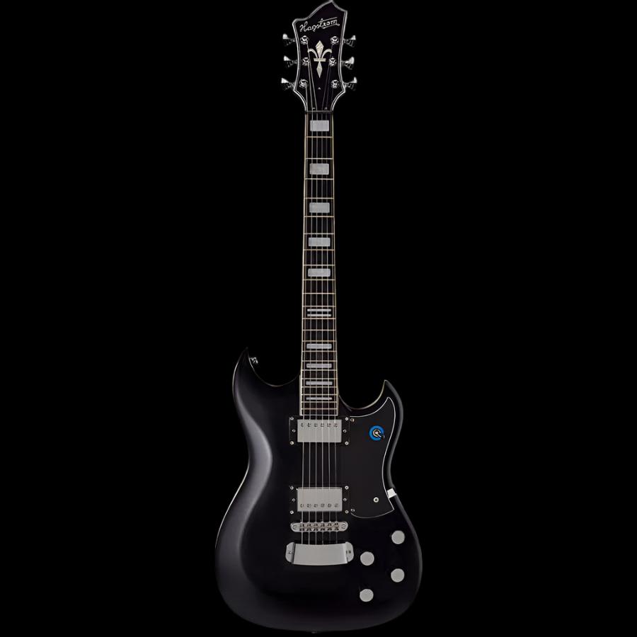 Hagstrom Pat Smear Signature Electric Guitar - Black Gloss Finish - GIG Guitars