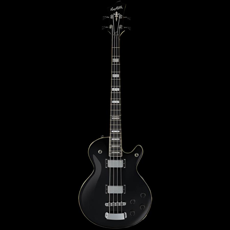 Hagstrom Swede Bass Guitar in Black Gloss - GIG Guitars