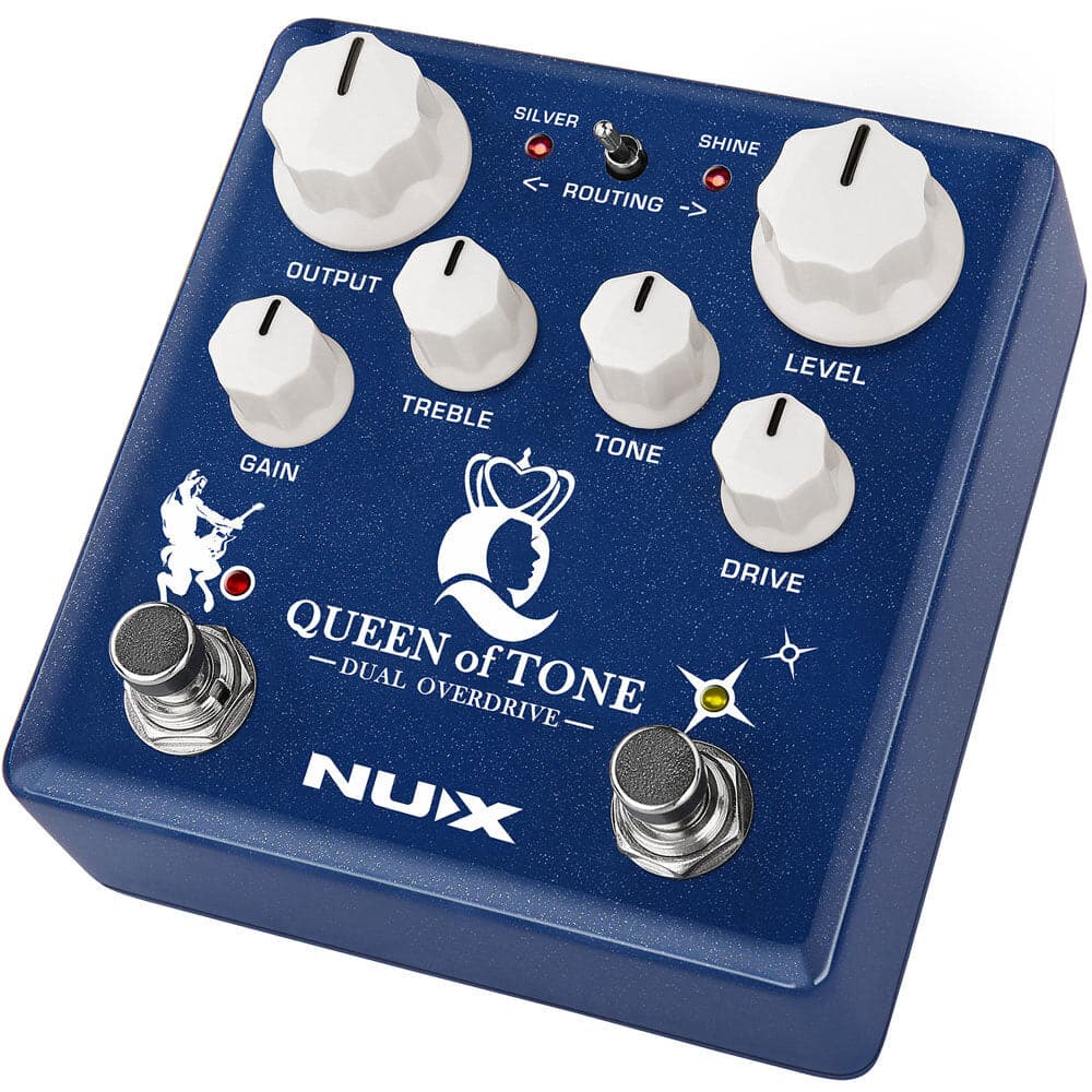 NU-X Verdugo Series Queen Of Tone Dual Overdrive Effects Pedal