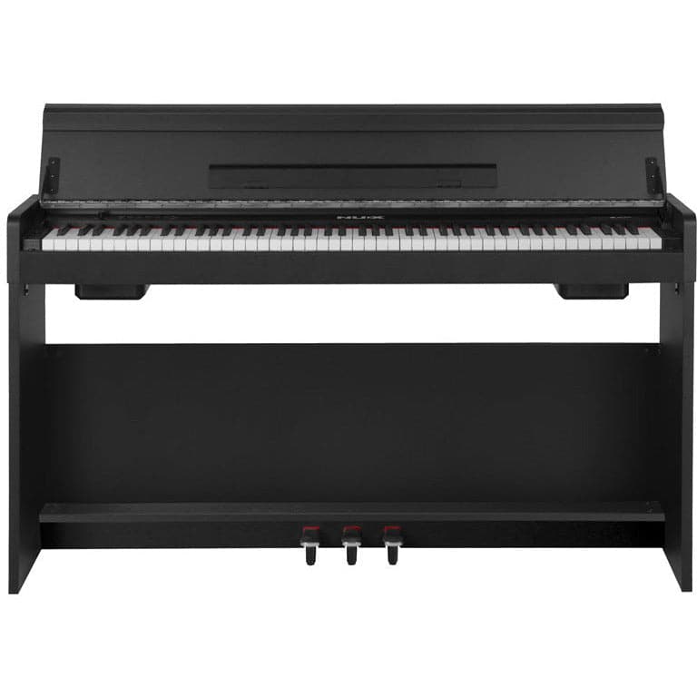 NU-X WK310 Upright 88-Key Digital Piano with Flip-Top in Black Finish