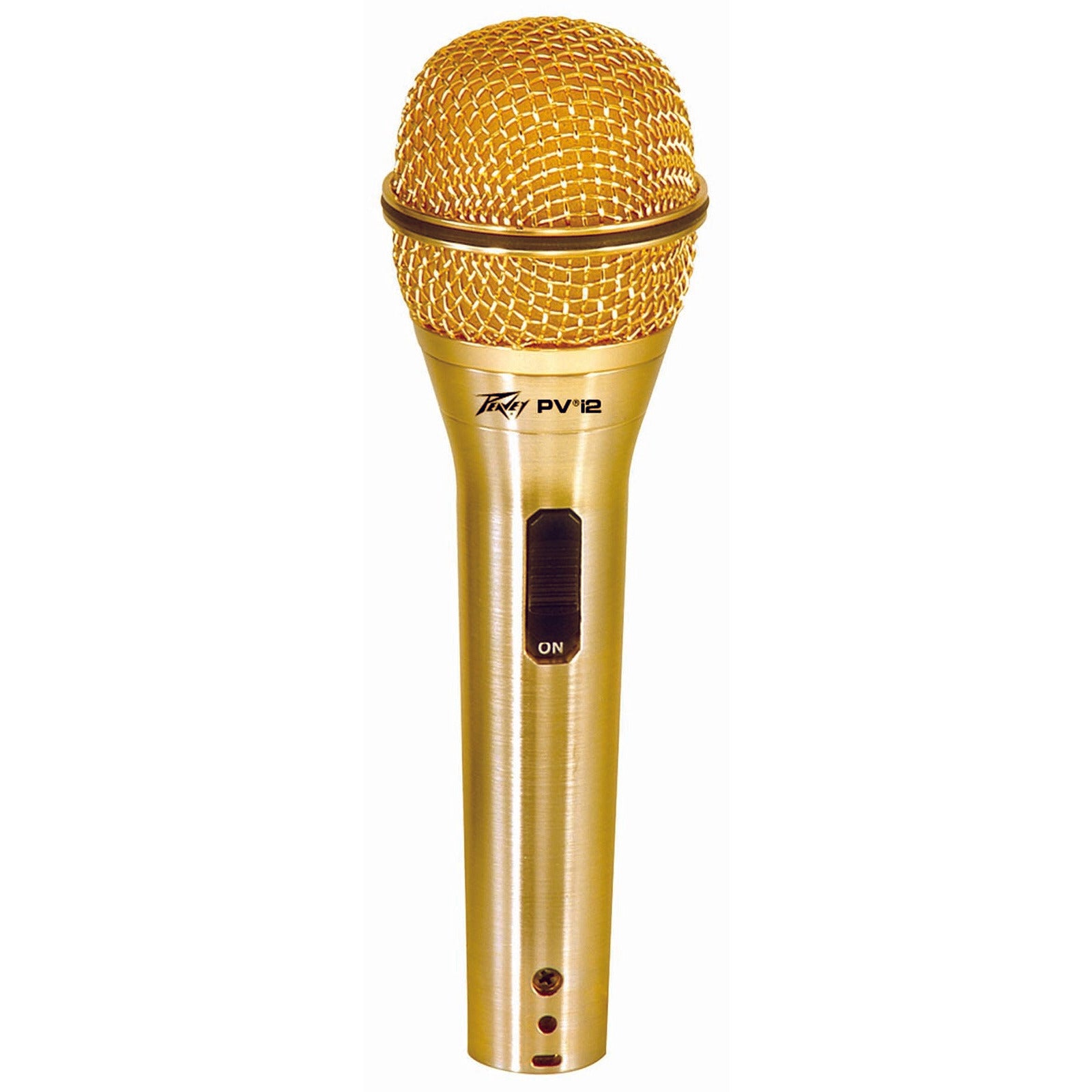 Peavey PVi2 Dynamic Cardioid Microphone in Gold with XLR-XLR Cable