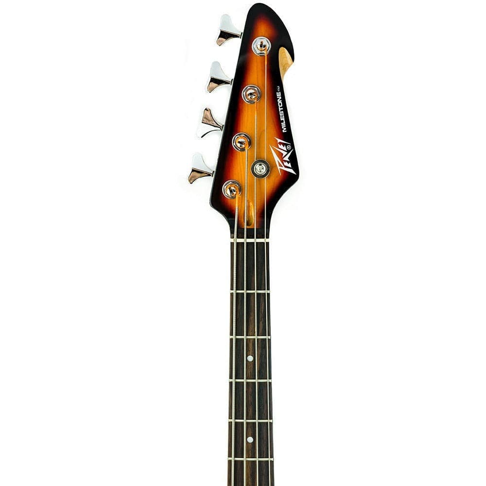 Peavey Milestone Series 4 String Bass Guitar in Vintage Burst