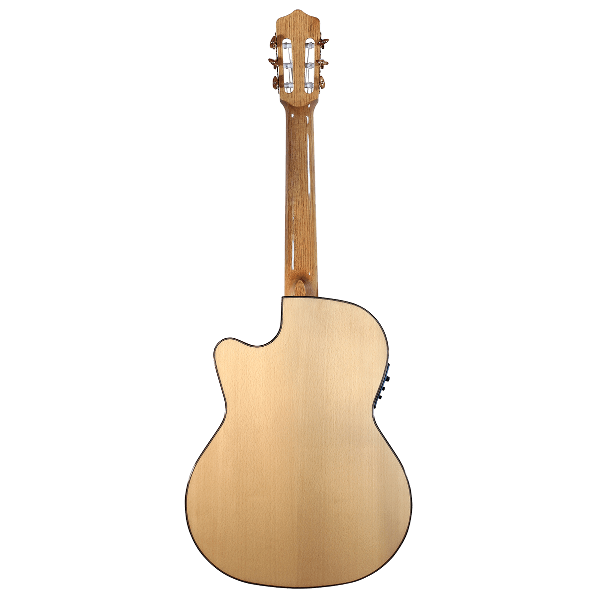 Kremona Rosa Luna All Solid Spruce / Beech Classical Cutaway / Electric Guitar with Case