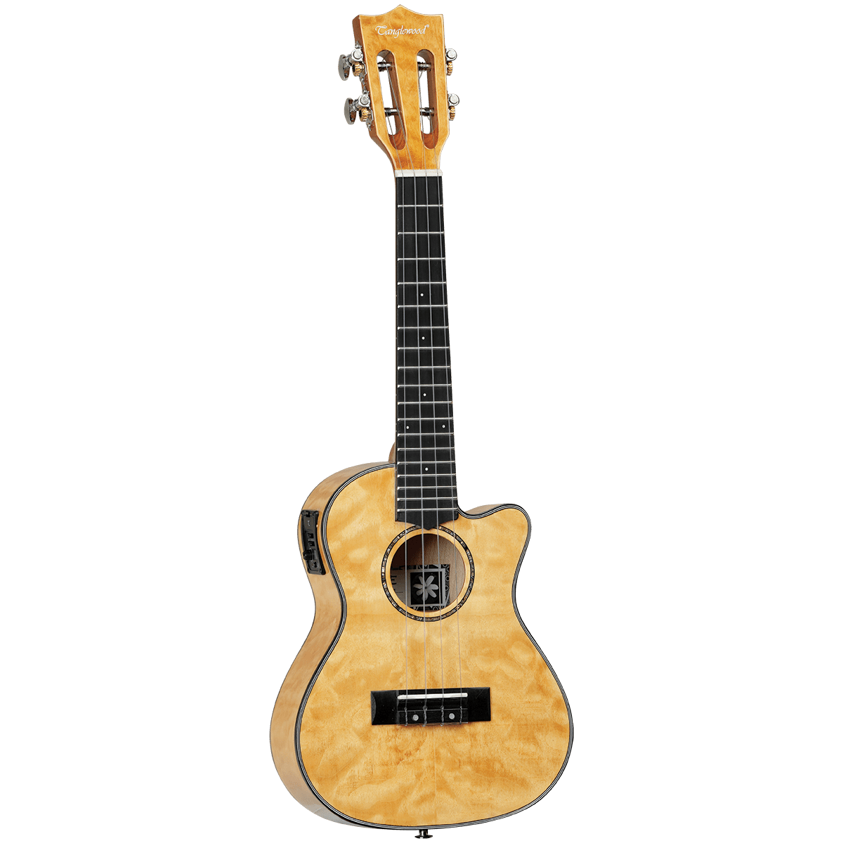 Tanglewood TWT29E Tiare Concert Tennessee Honey Gloss Quilted Maple Cutaway Ukulele w/Pick Up - GIG Guitars