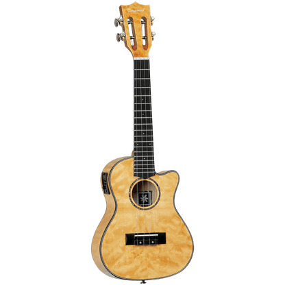 Tanglewood TWT29E Tiare Concert Tennessee Honey Gloss Quilted Maple Cutaway Ukulele w/Pick Up - GIG Guitars