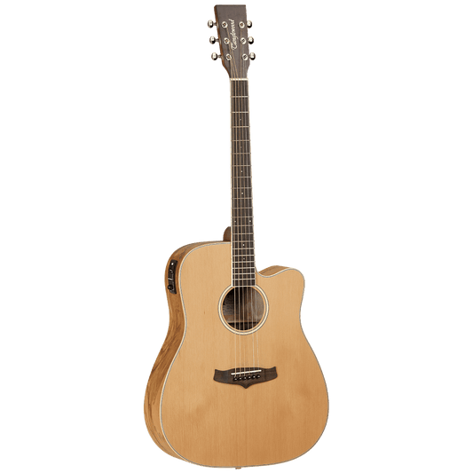 Tanglewood TW11DCEOL Winterleaf Dreadnought CE Olive Wood Guitar