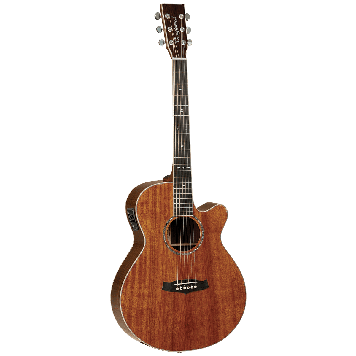 Tanglewood TW47RE Sundance Reserve All Solid Mahogany Superfolk C/E with Case
