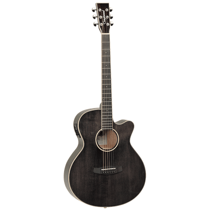 Tanglewood TW4BS Winterleaf Super Folk C/E Black Shadow - GIG Guitars