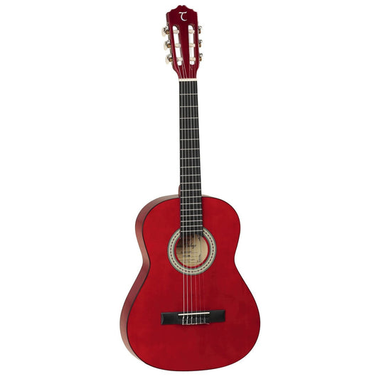 Tanglewood TWDBT12-TWR Discovery Classical Guitar - 1/2 Size, Trans RED
