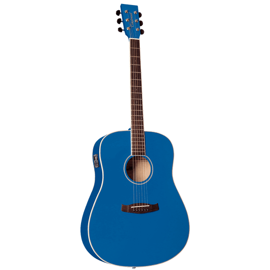Tanglewood TWDBTDEDBL Discovery Dreadnought Acoustic/Electric Dark Cobalt Blue